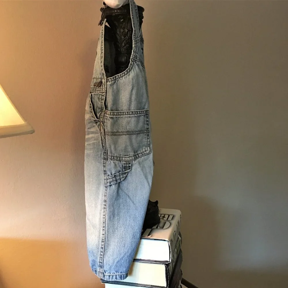 OSHKOSH Felt Logo Denim Overalls | 18M